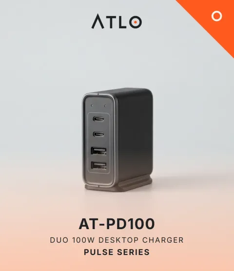 Pulse Duo 100W Desktop Charger